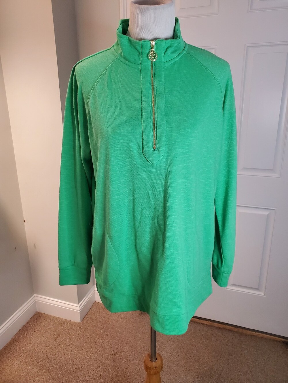Belle Body By Kim Gravel Half Zip Pullover